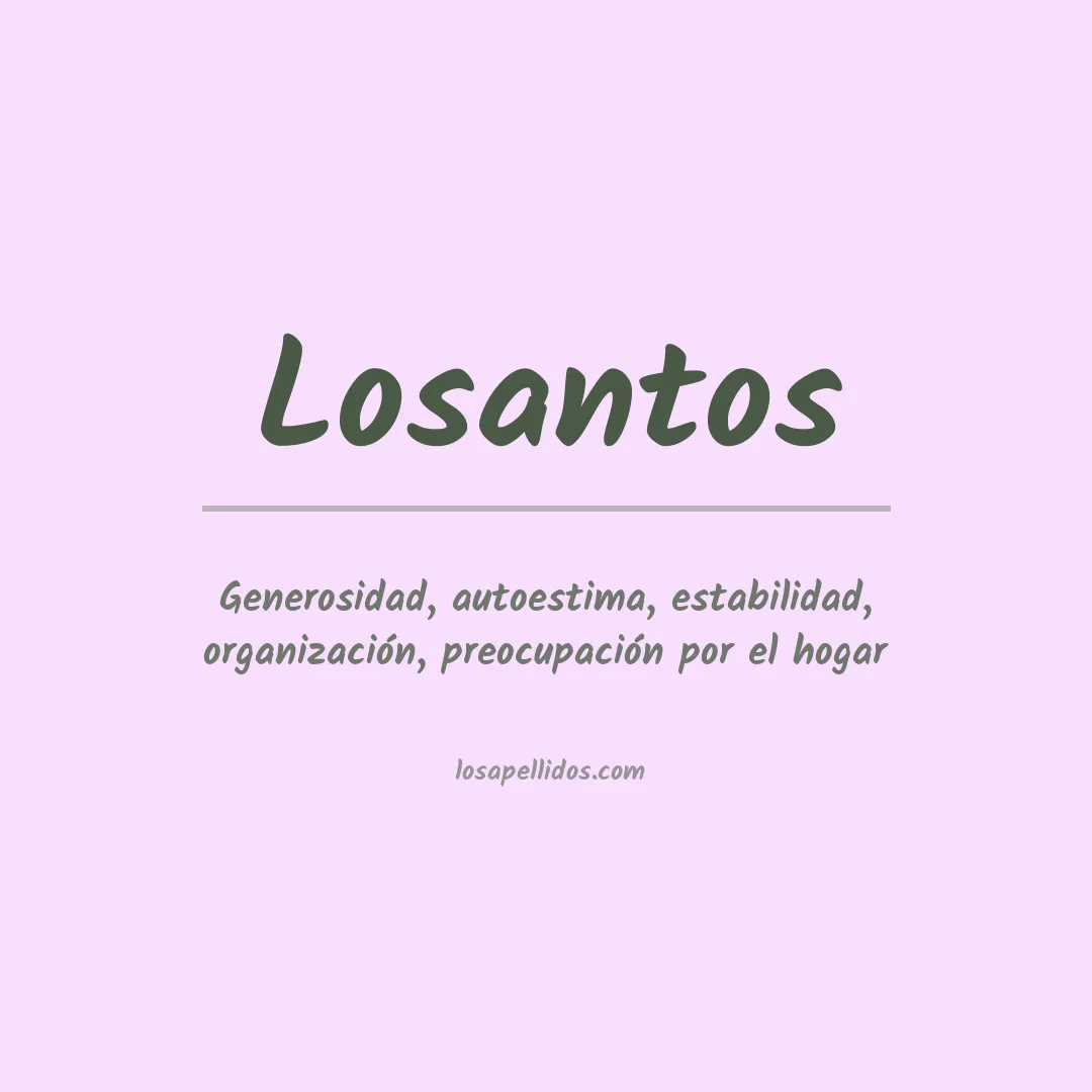 Apellido Losantos