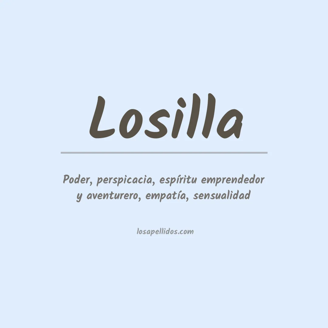 Apellido Losilla