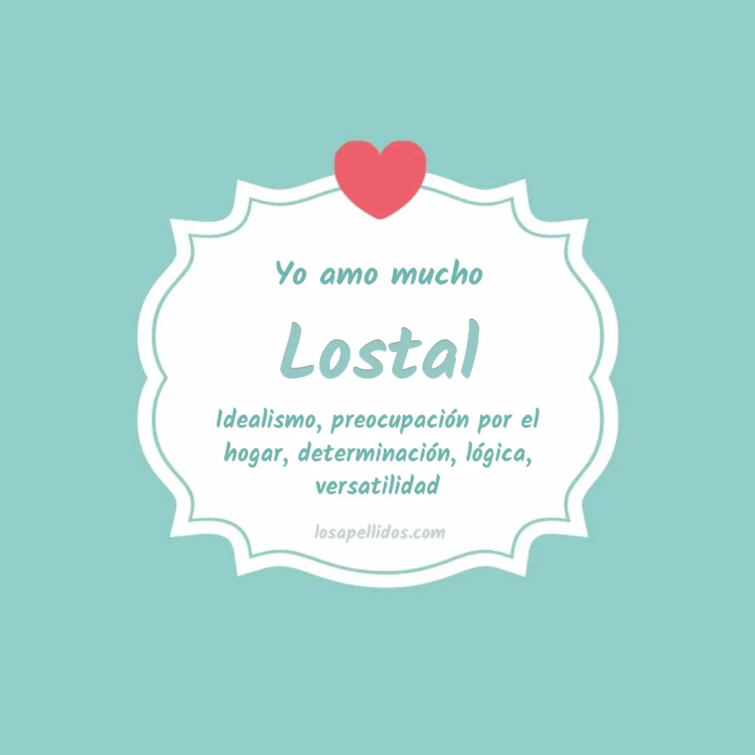 Yo amo mucho Lostal