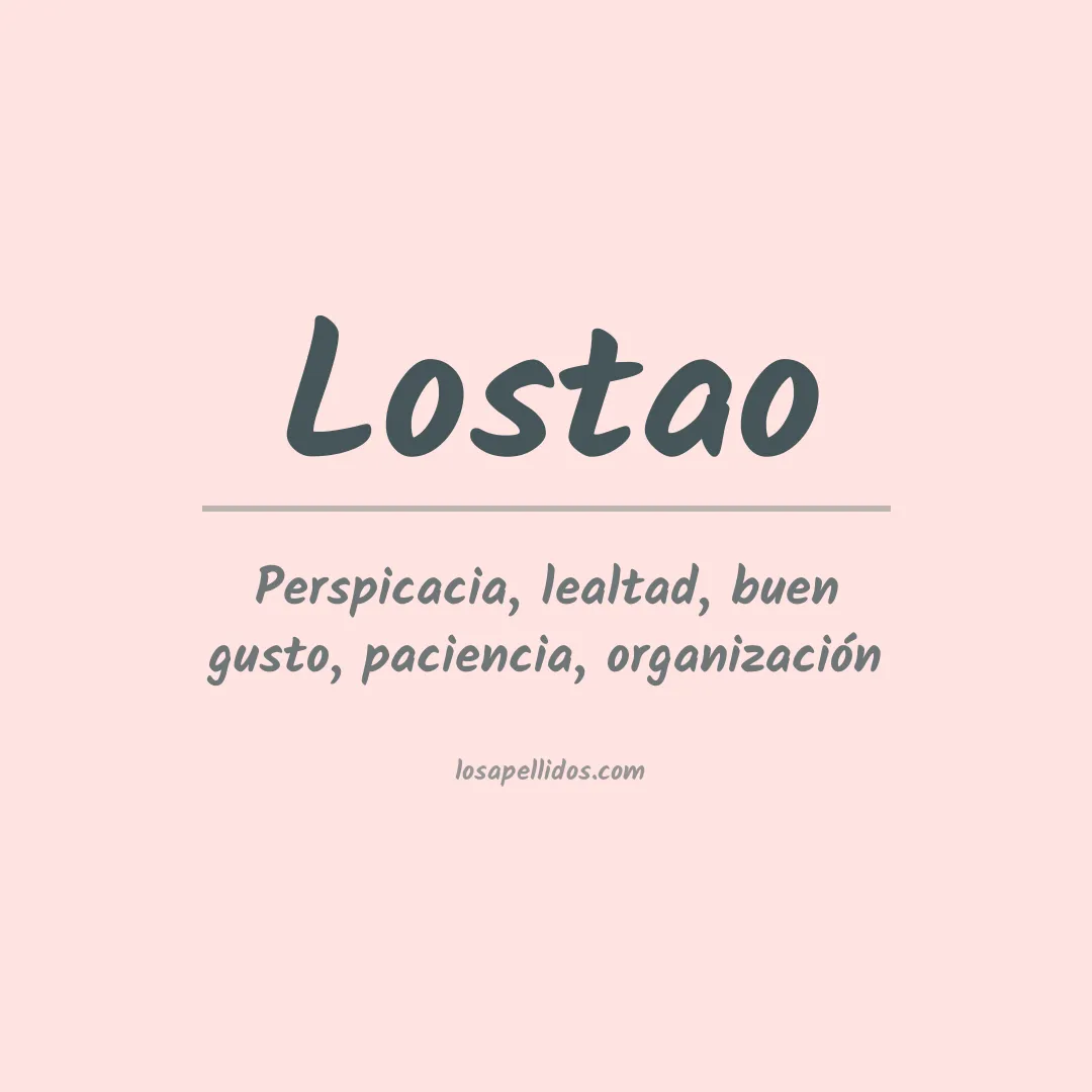 Apellido Lostao