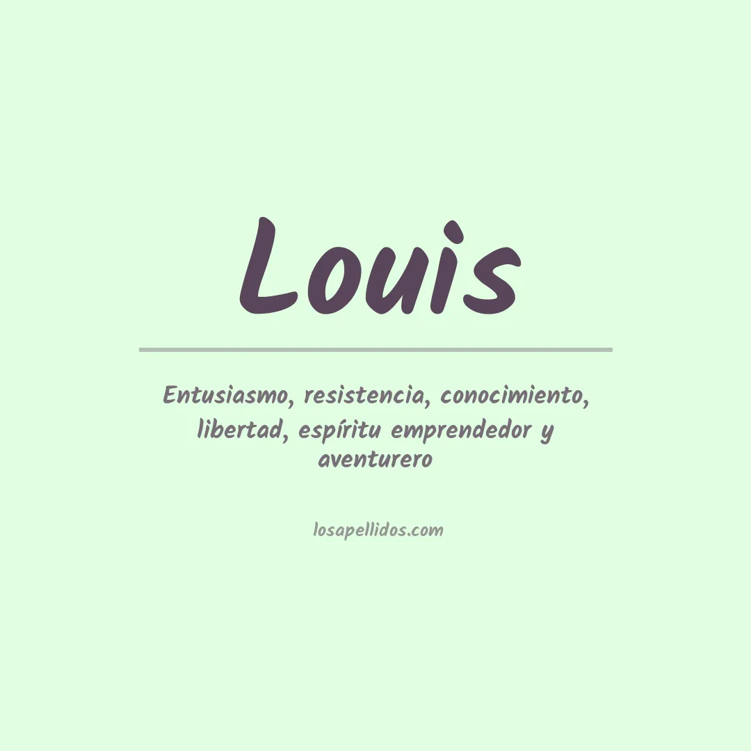 Apellido Louis