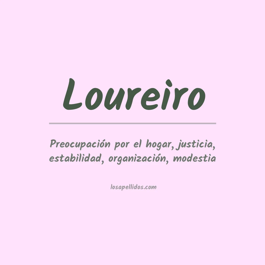 Apellido Loureiro