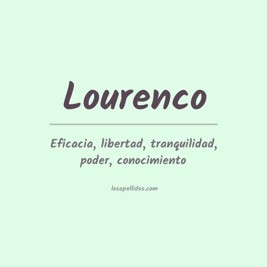 Apellido Lourenco