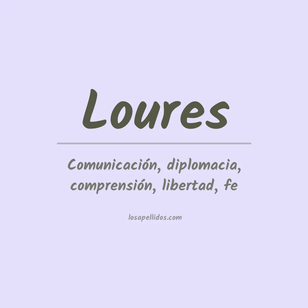 Apellido Loures