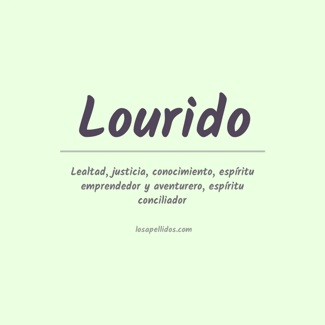Apellido Lourido
