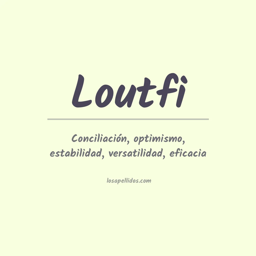 Apellido Loutfi