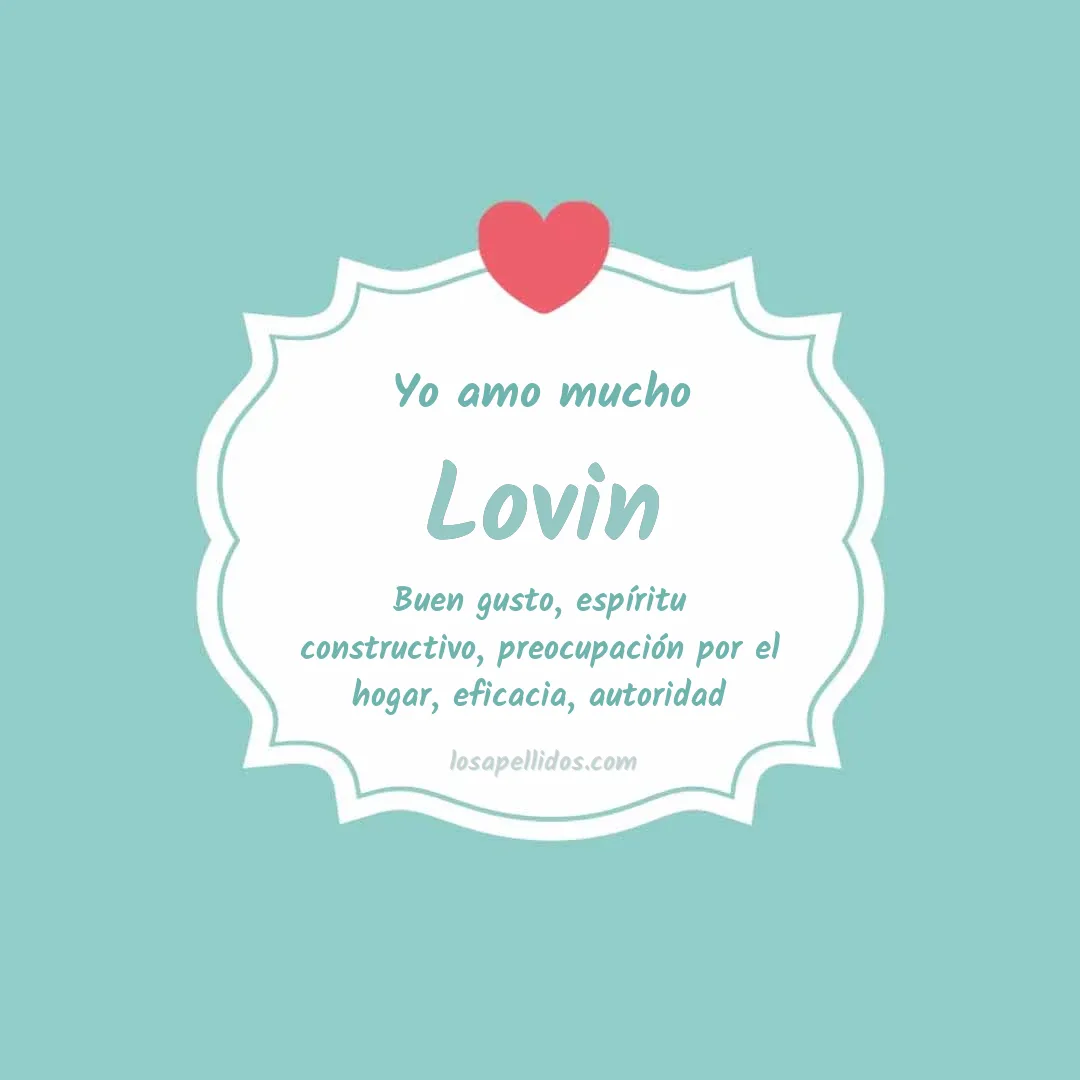 Yo amo mucho Lovin