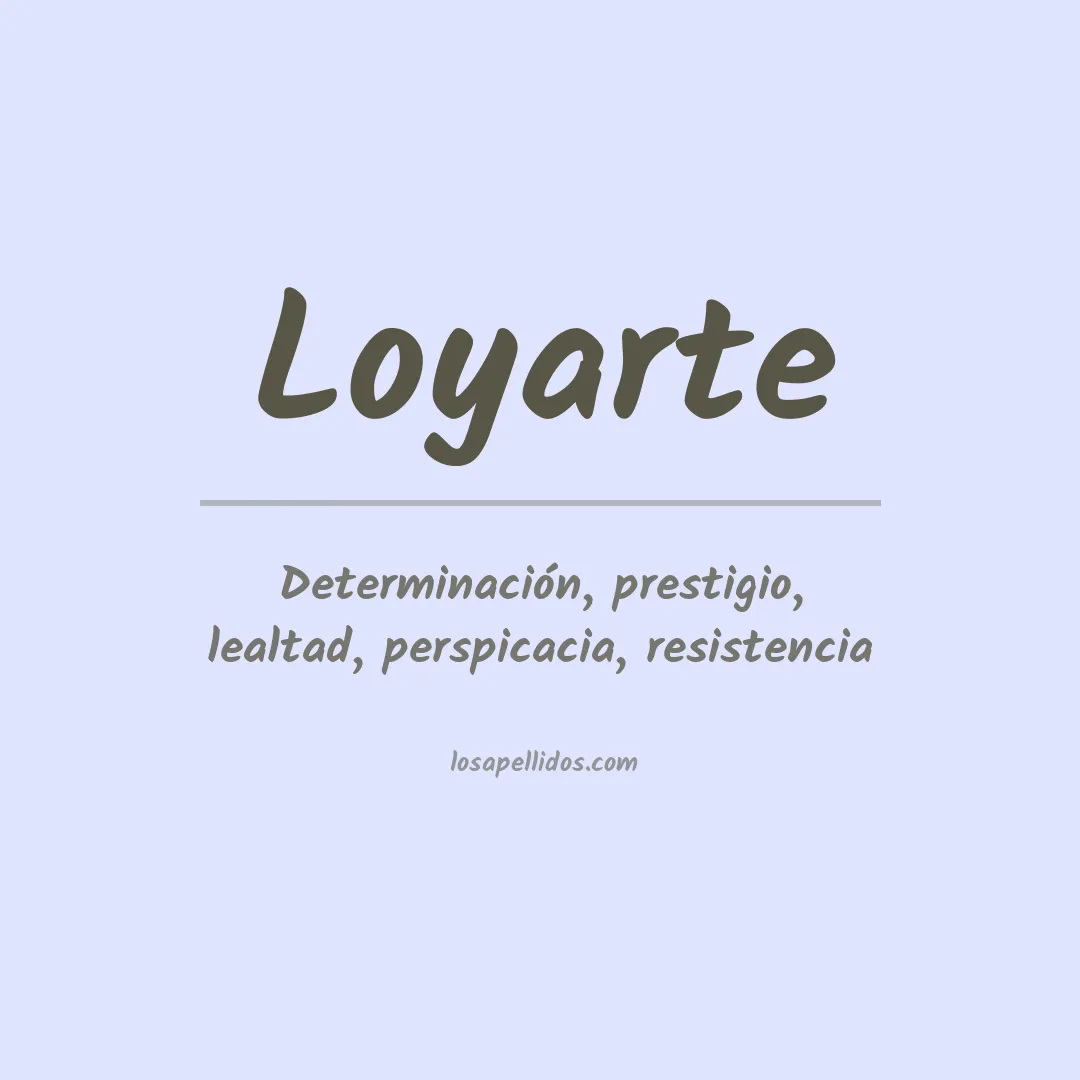 Apellido Loyarte
