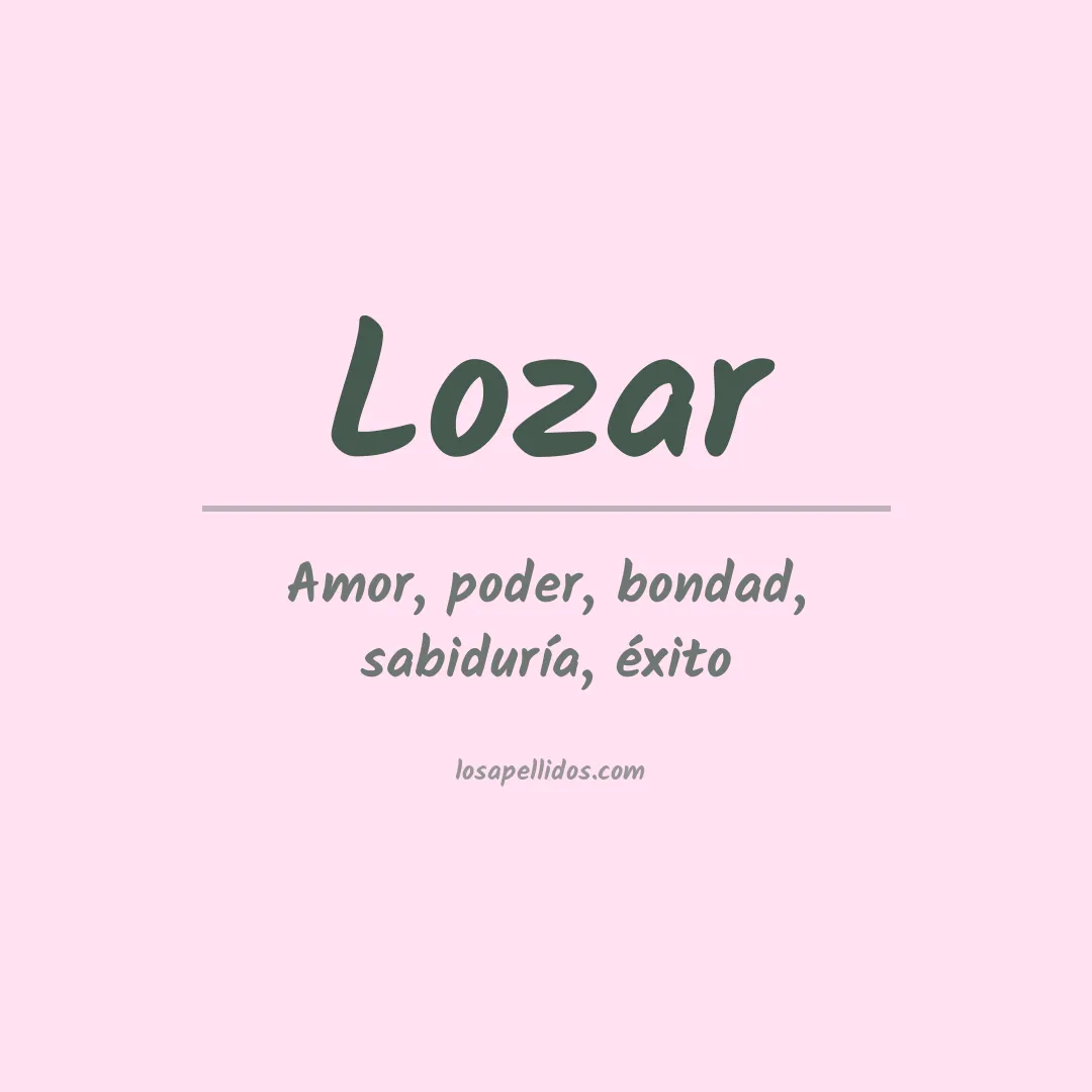 Apellido Lozar