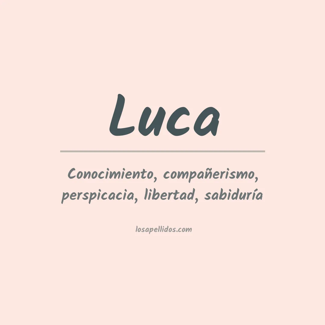 Apellido Luca