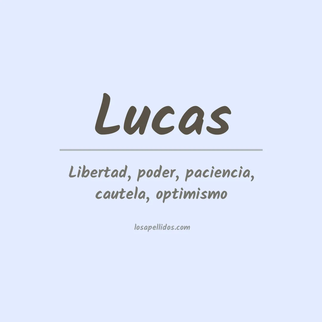 Apellido Lucas