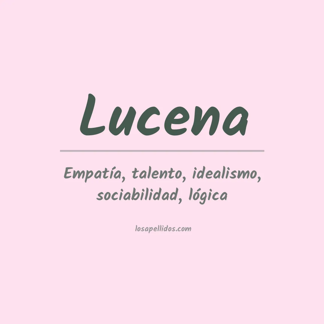 Apellido Lucena