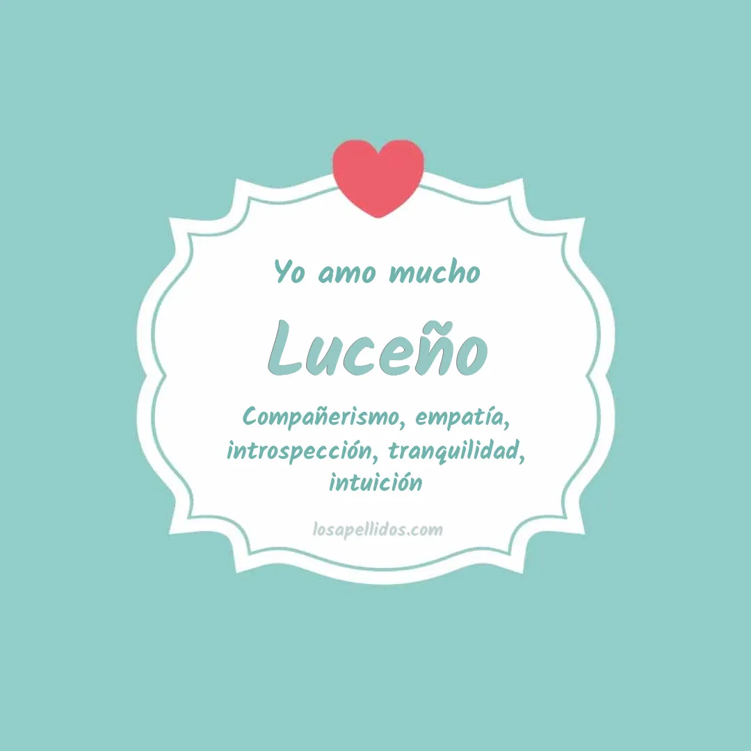 Yo amo mucho Luceño
