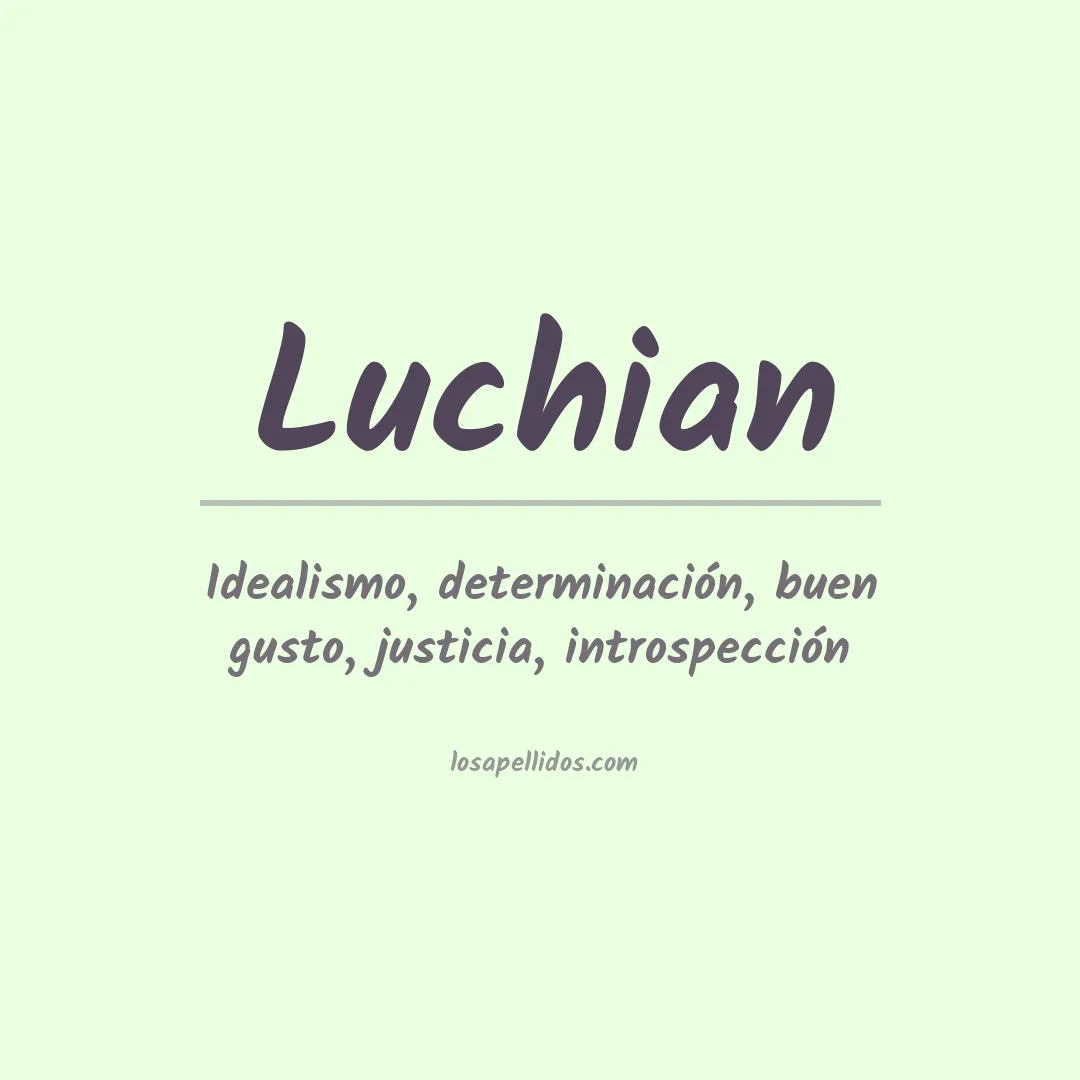 Apellido Luchian