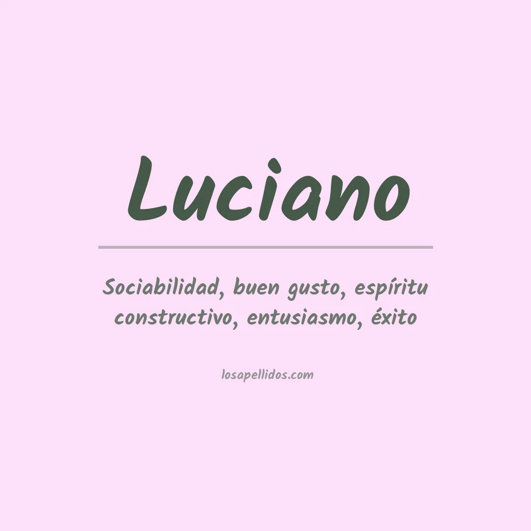 Apellido Luciano