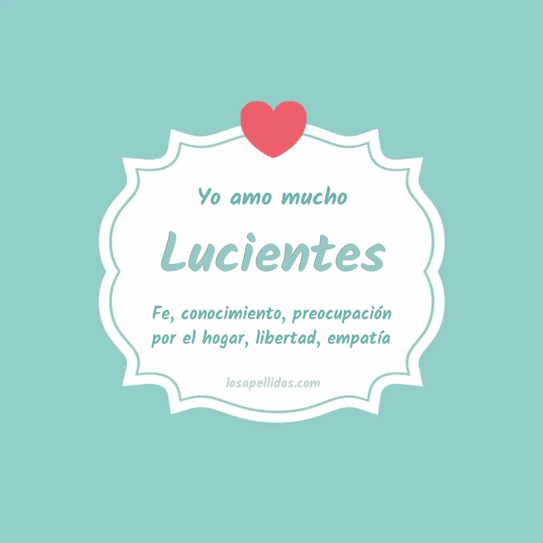 Yo amo mucho Lucientes