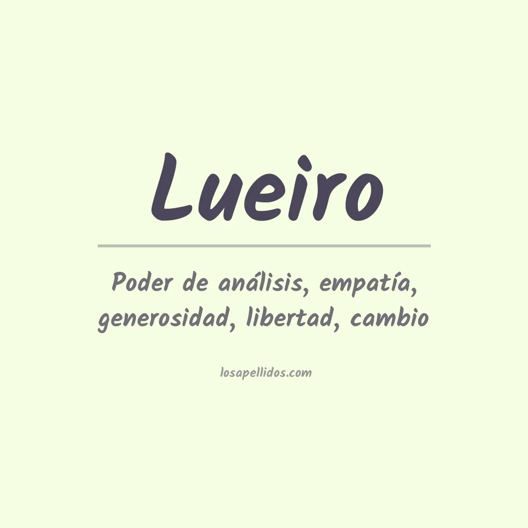 Apellido Lueiro
