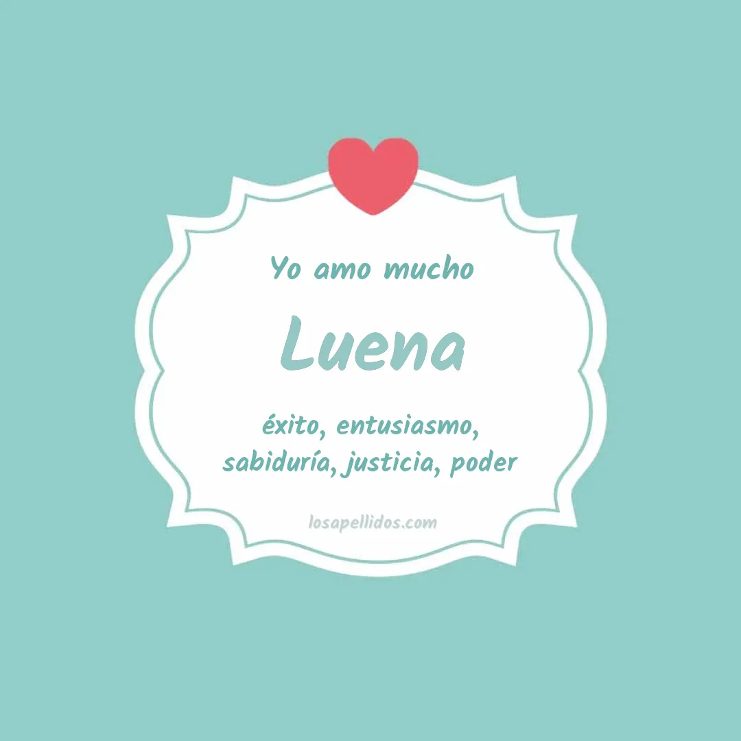 Yo amo mucho Luena