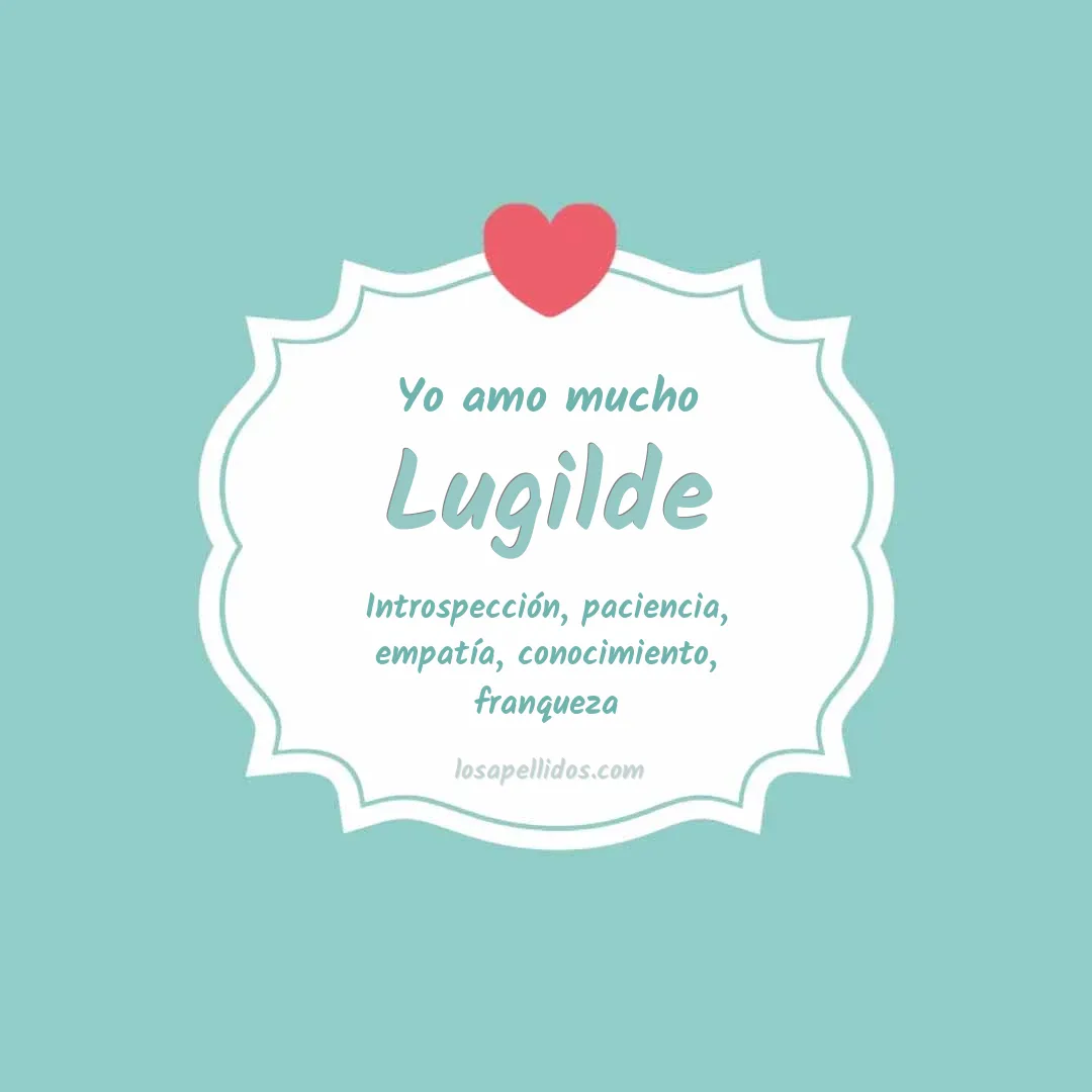 Yo amo mucho Lugilde