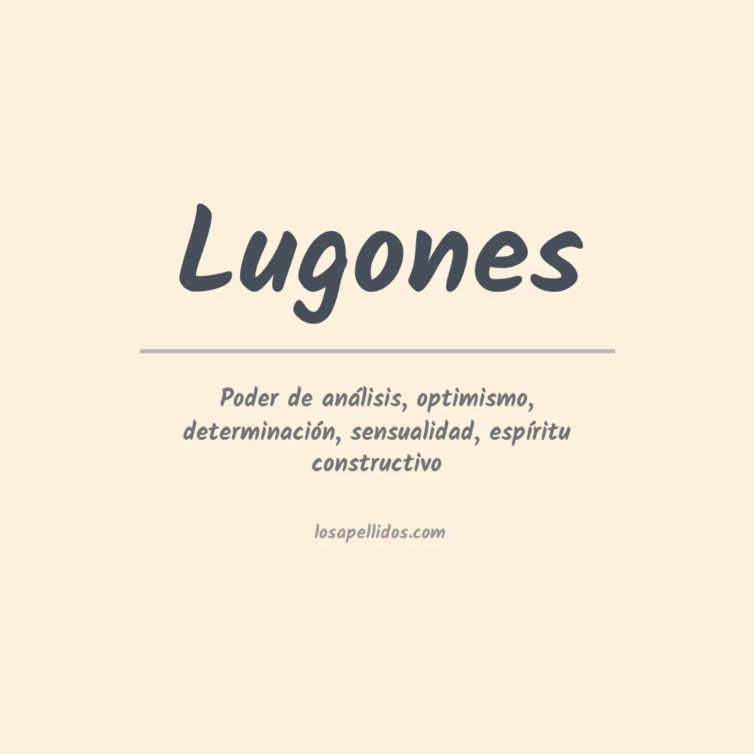 Apellido Lugones