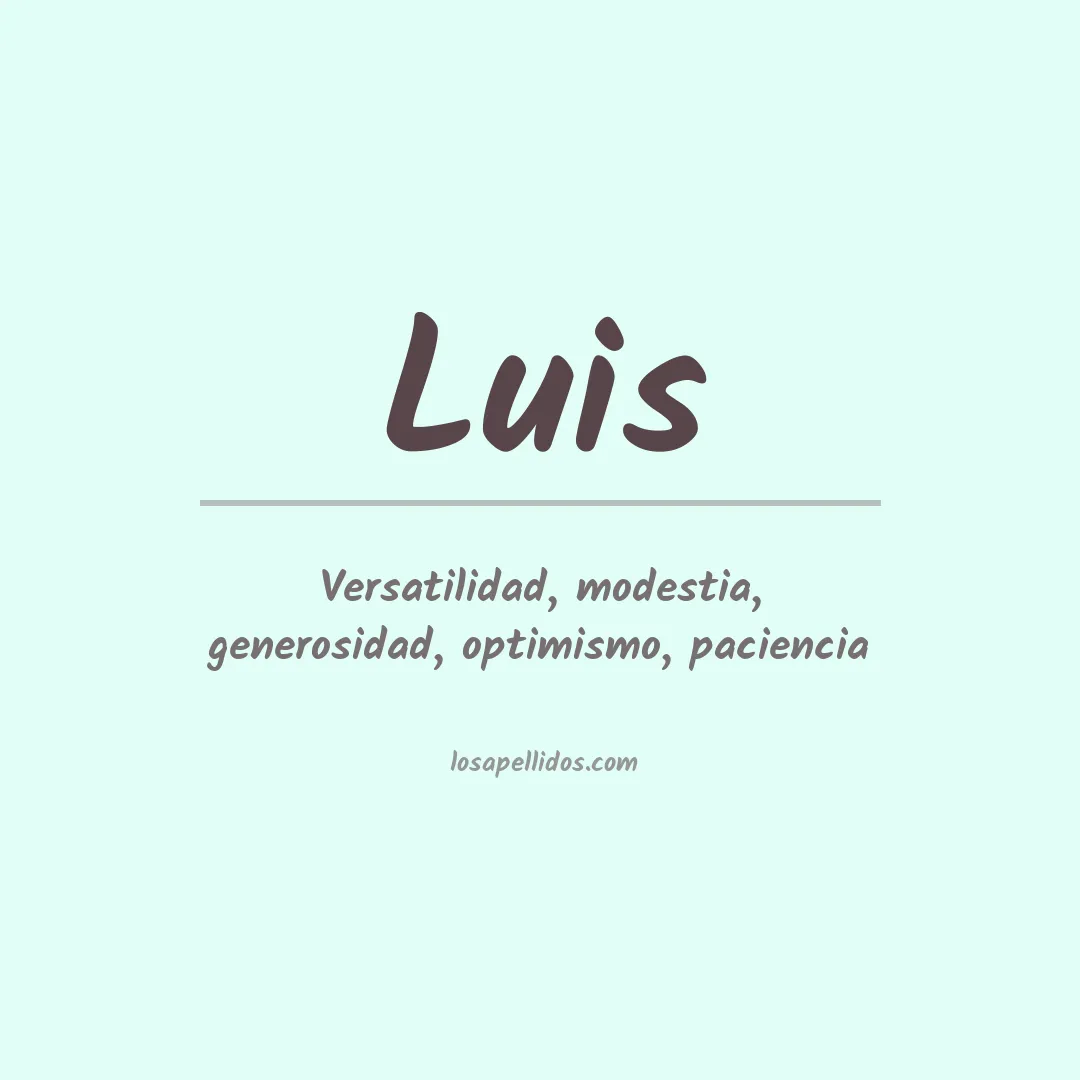 Apellido Luis