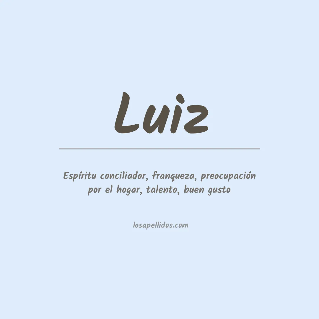 Apellido Luiz