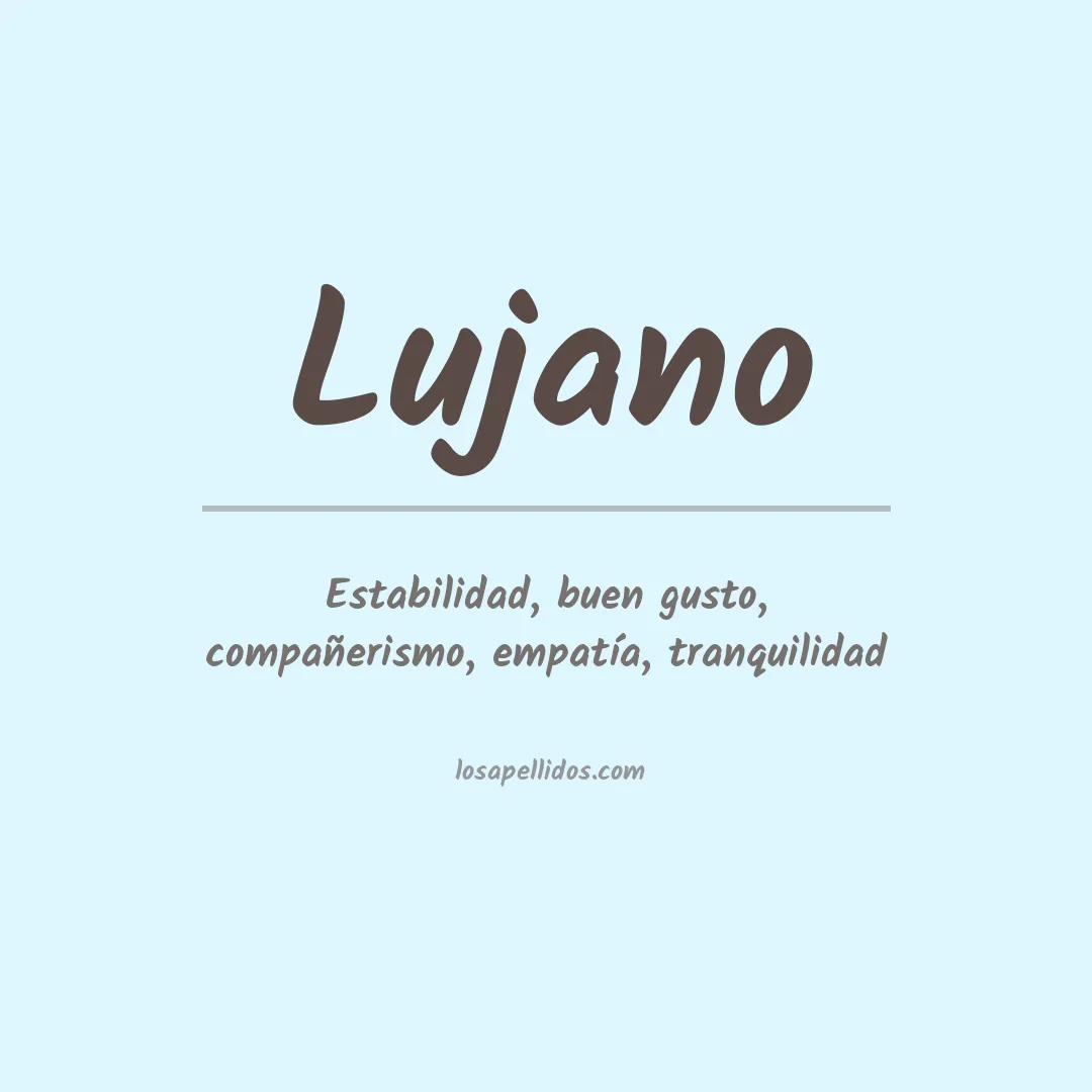 Apellido Lujano