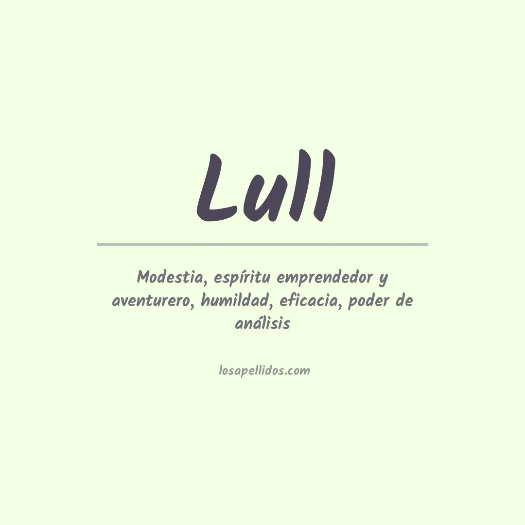 Apellido Lull