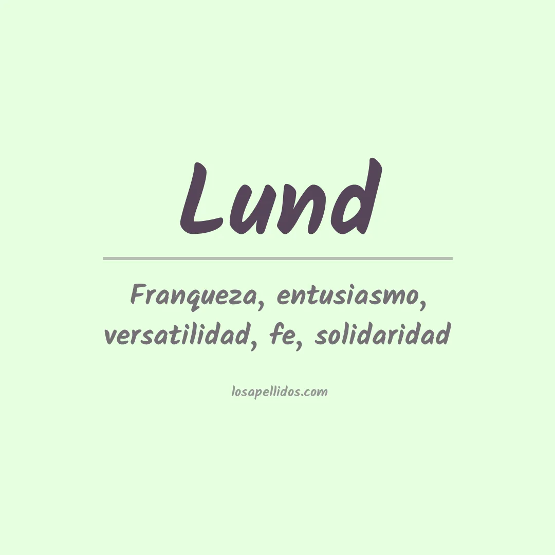 Apellido Lund