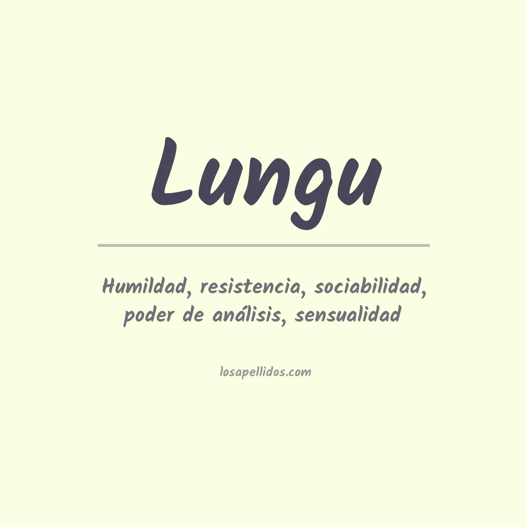 Apellido Lungu