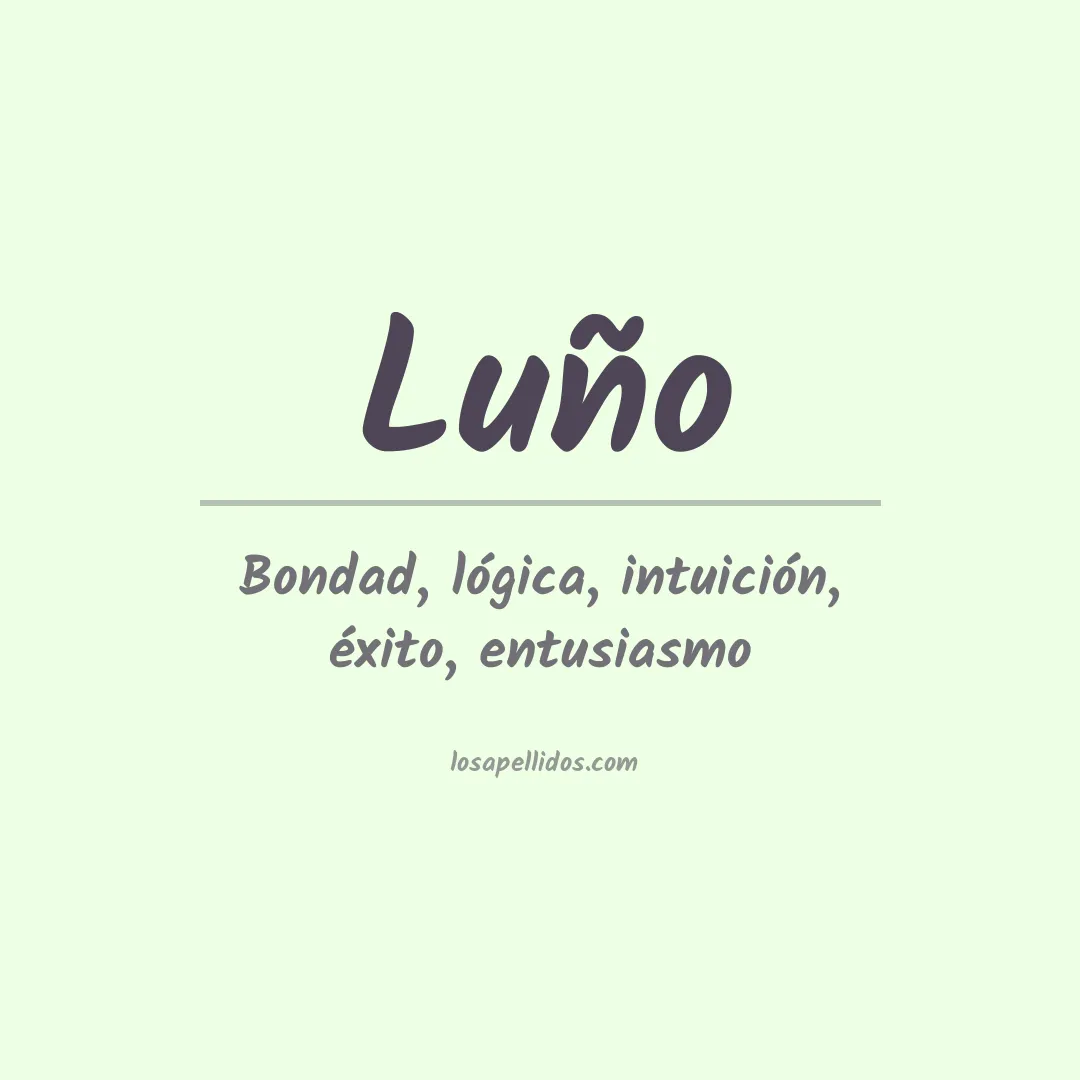 Apellido Luño