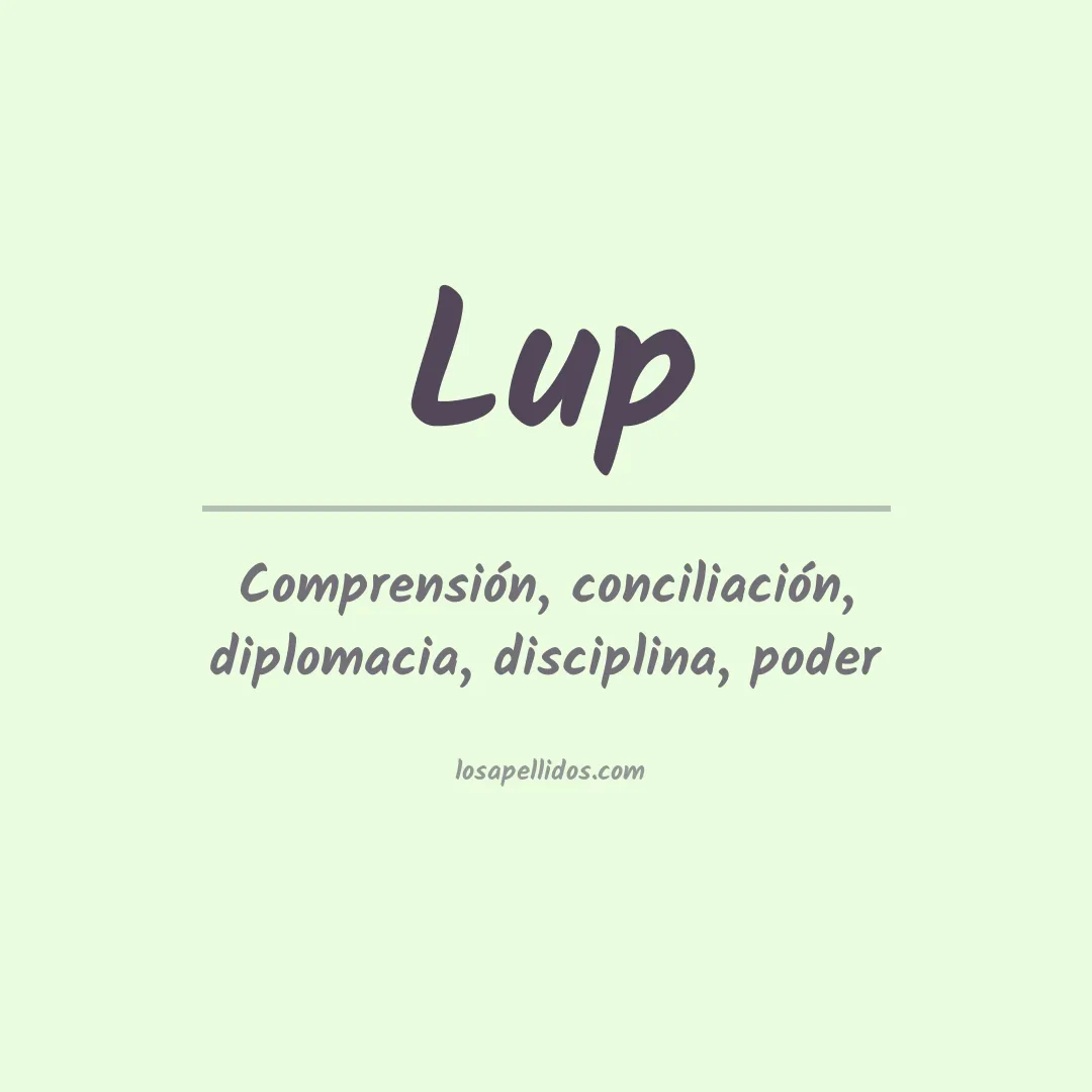 Apellido Lup