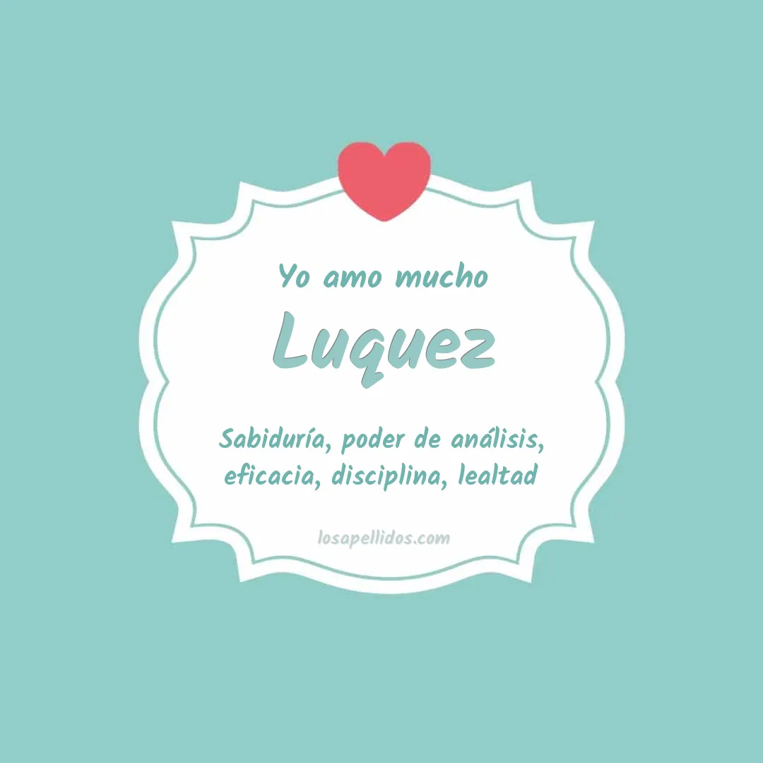 Yo amo mucho Luquez