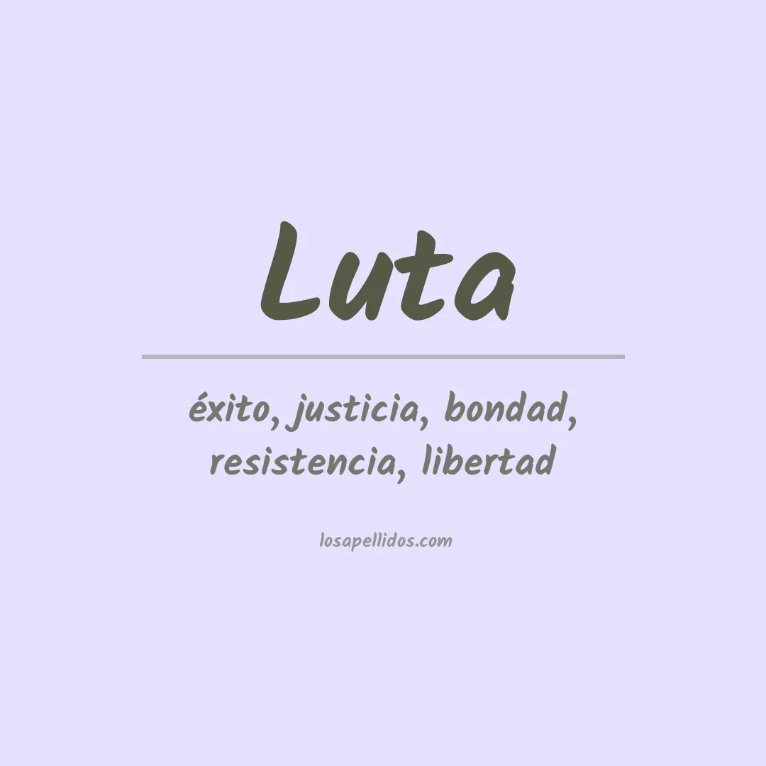 Apellido Luta