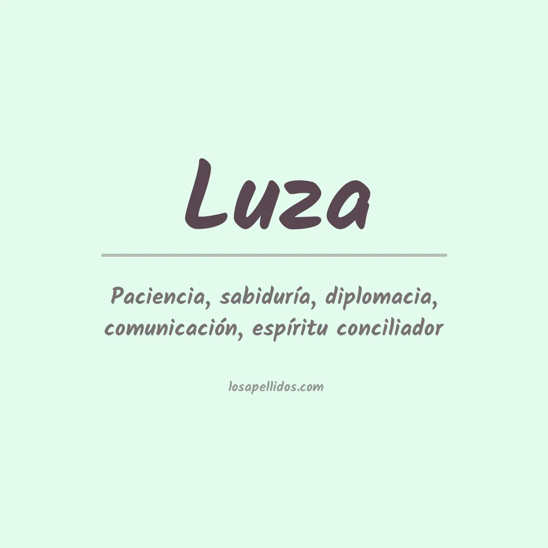 Apellido Luza