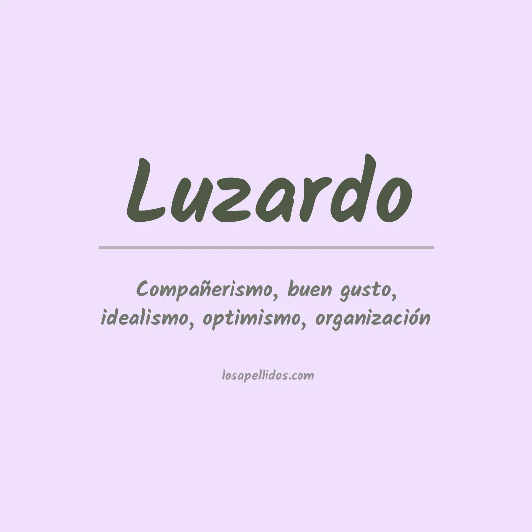 Apellido Luzardo
