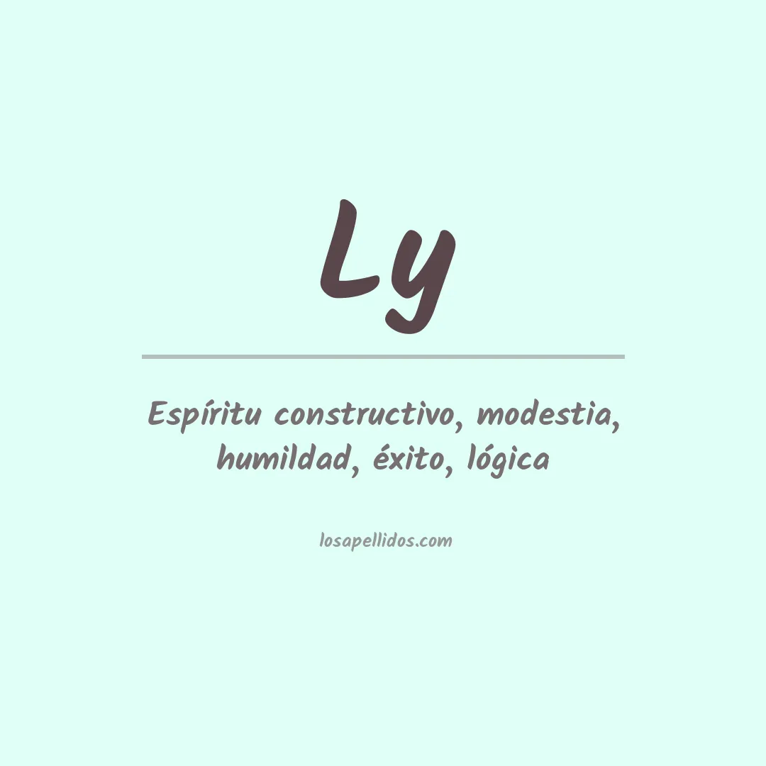 Apellido Ly