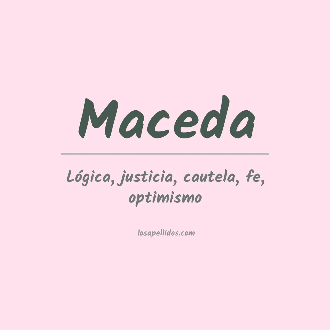 Apellido Maceda