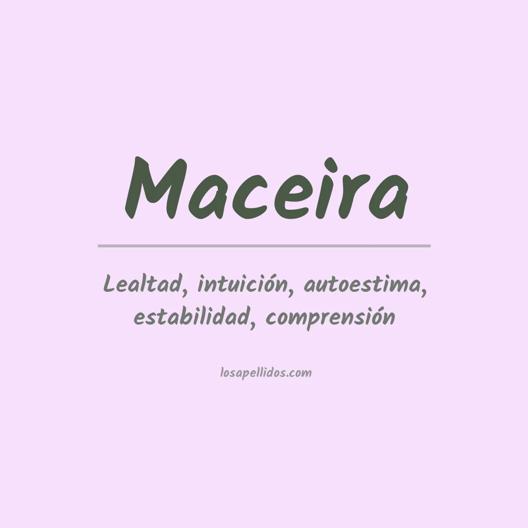 Apellido Maceira