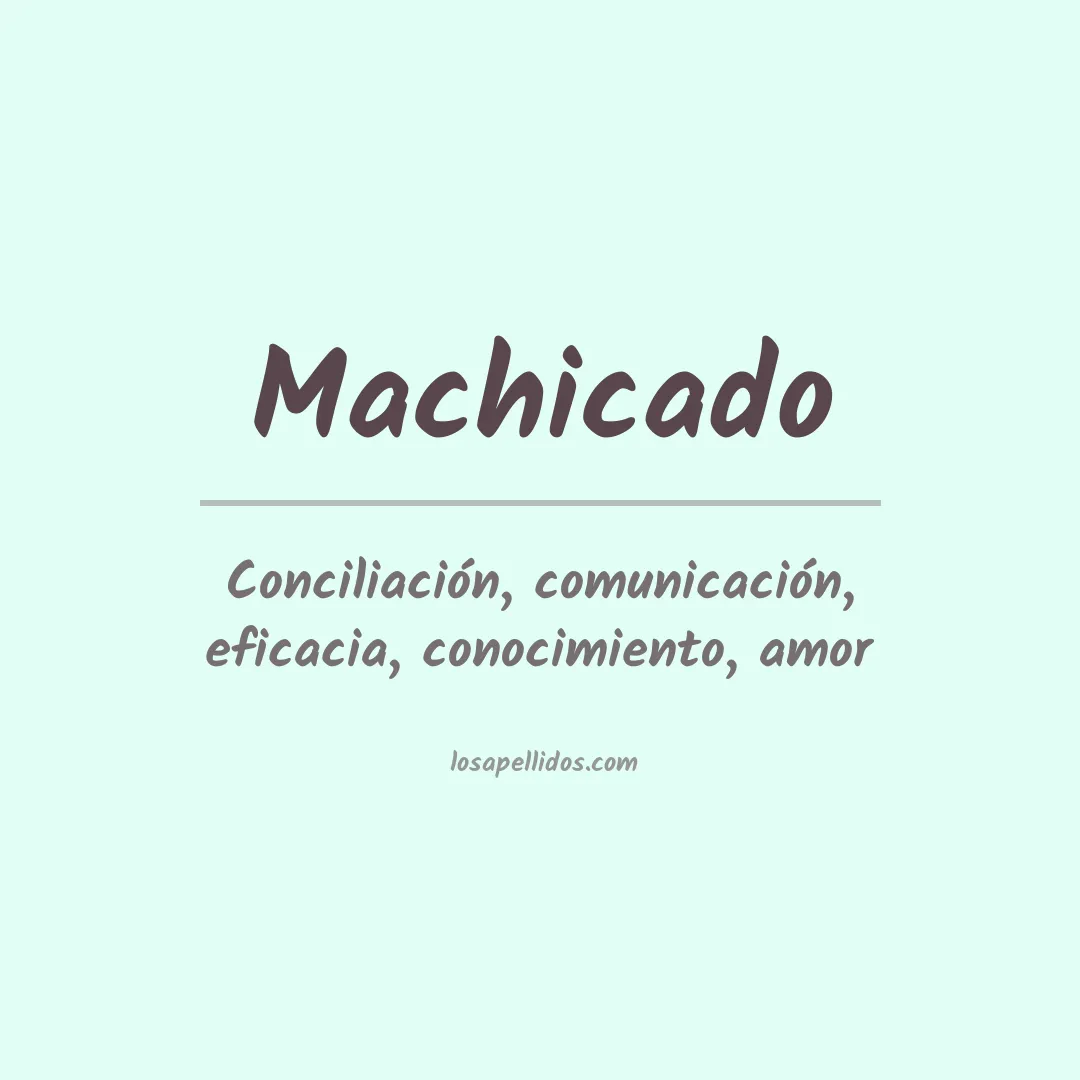 Apellido Machicado