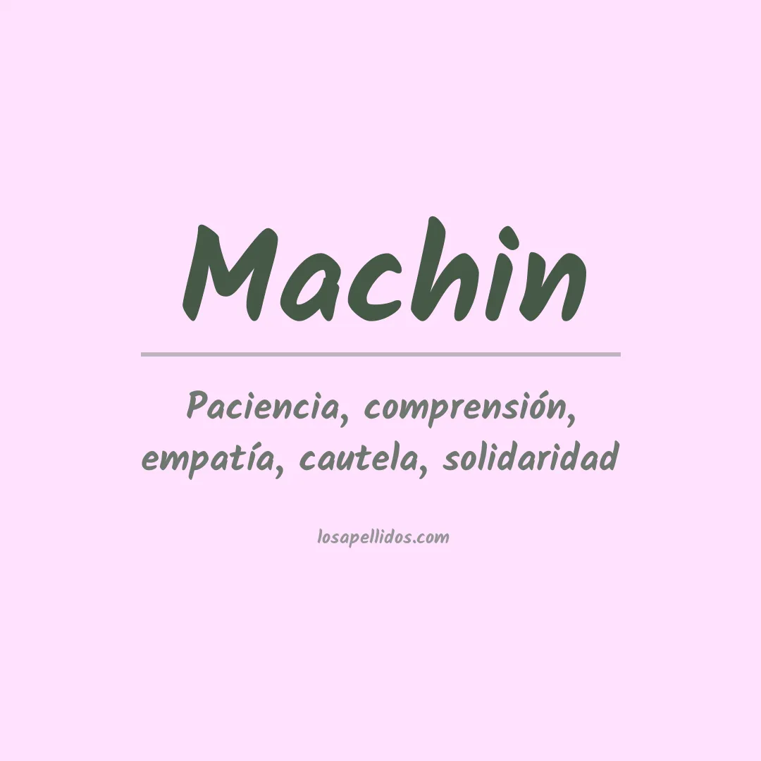 Apellido Machin