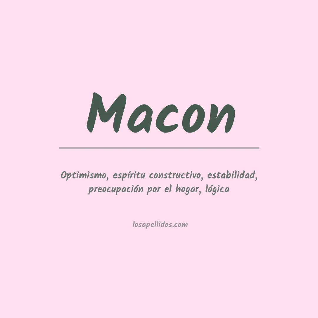 Apellido Macon