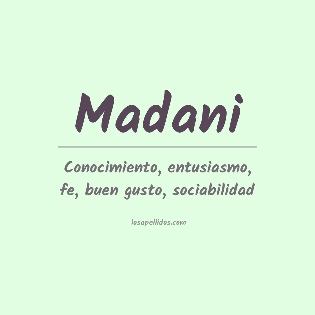 Apellido Madani
