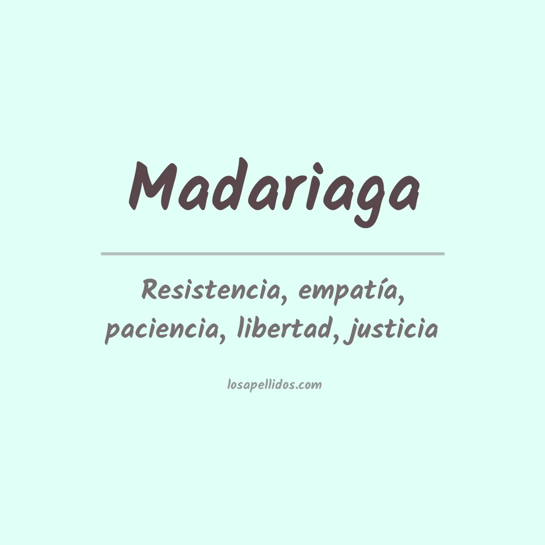 Apellido Madariaga