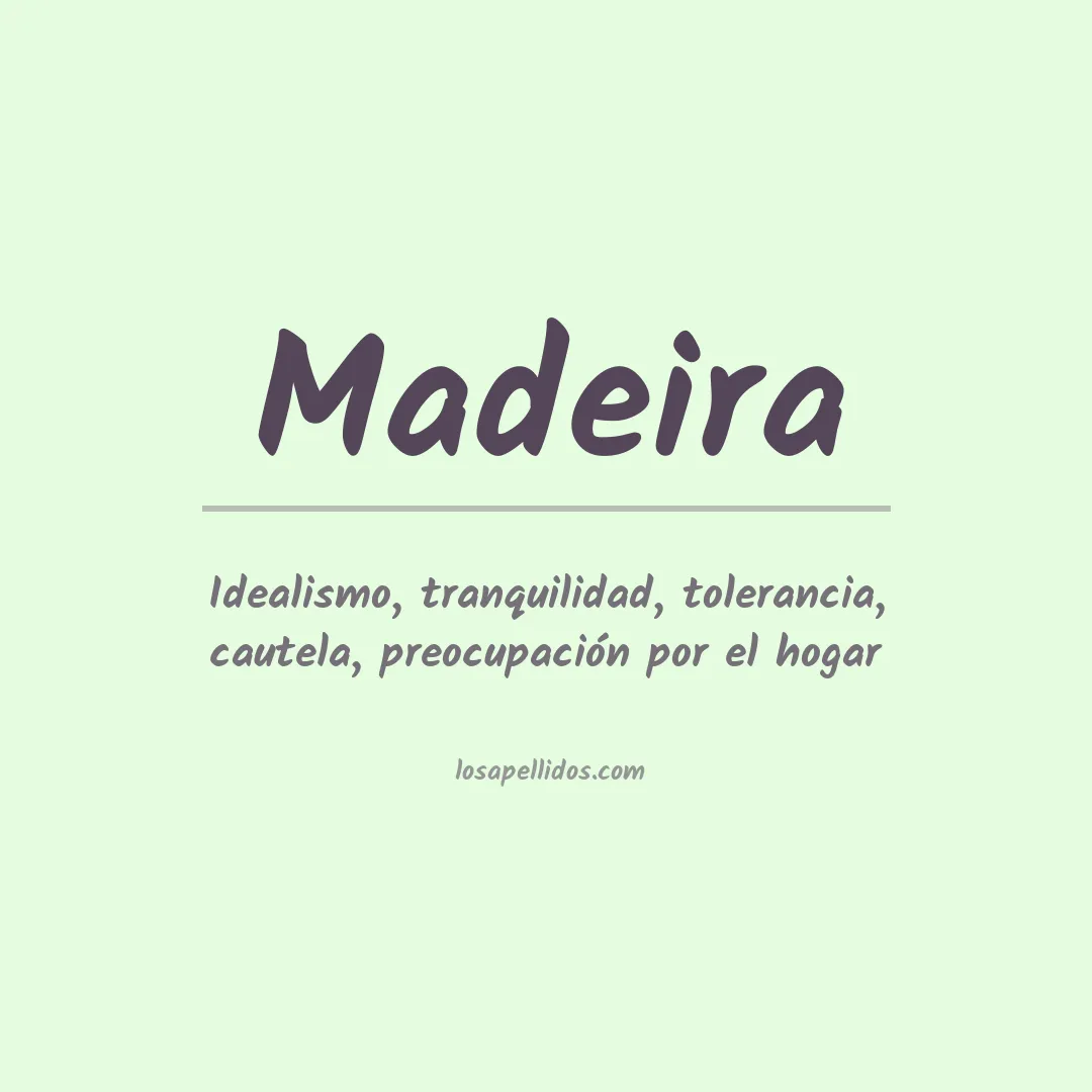Apellido Madeira