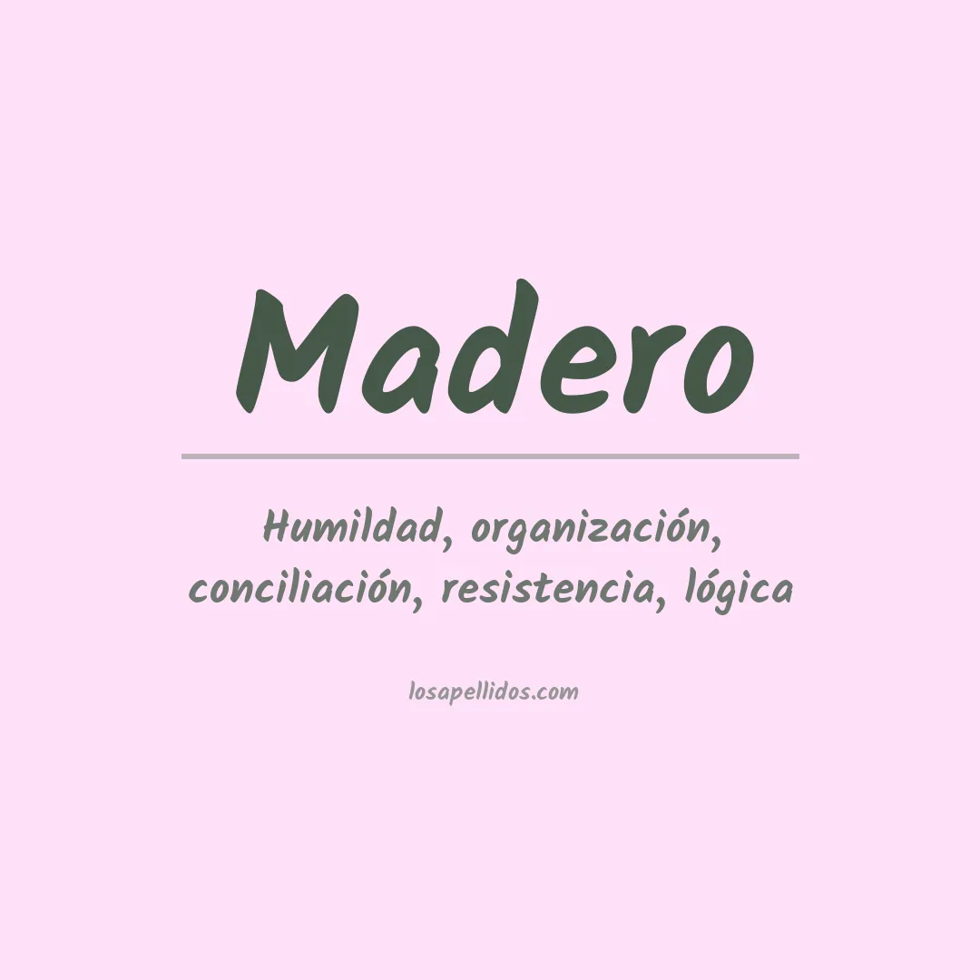 Apellido Madero
