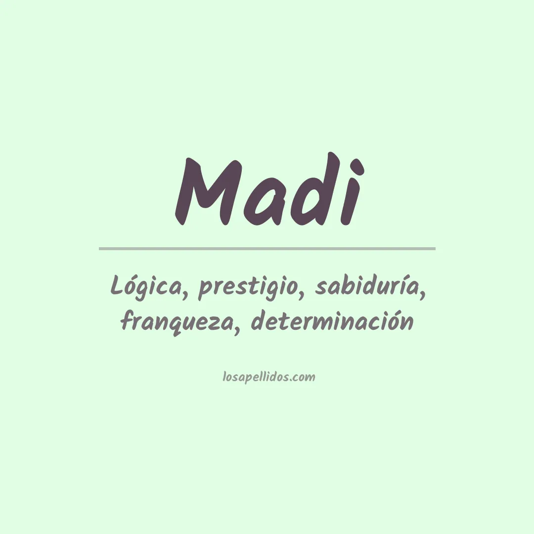 Apellido Madi