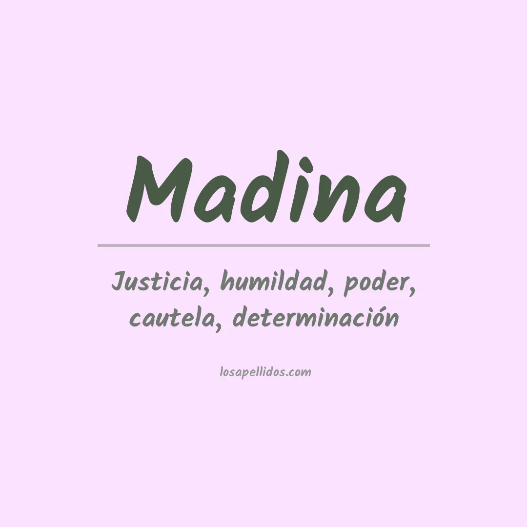 Apellido Madina