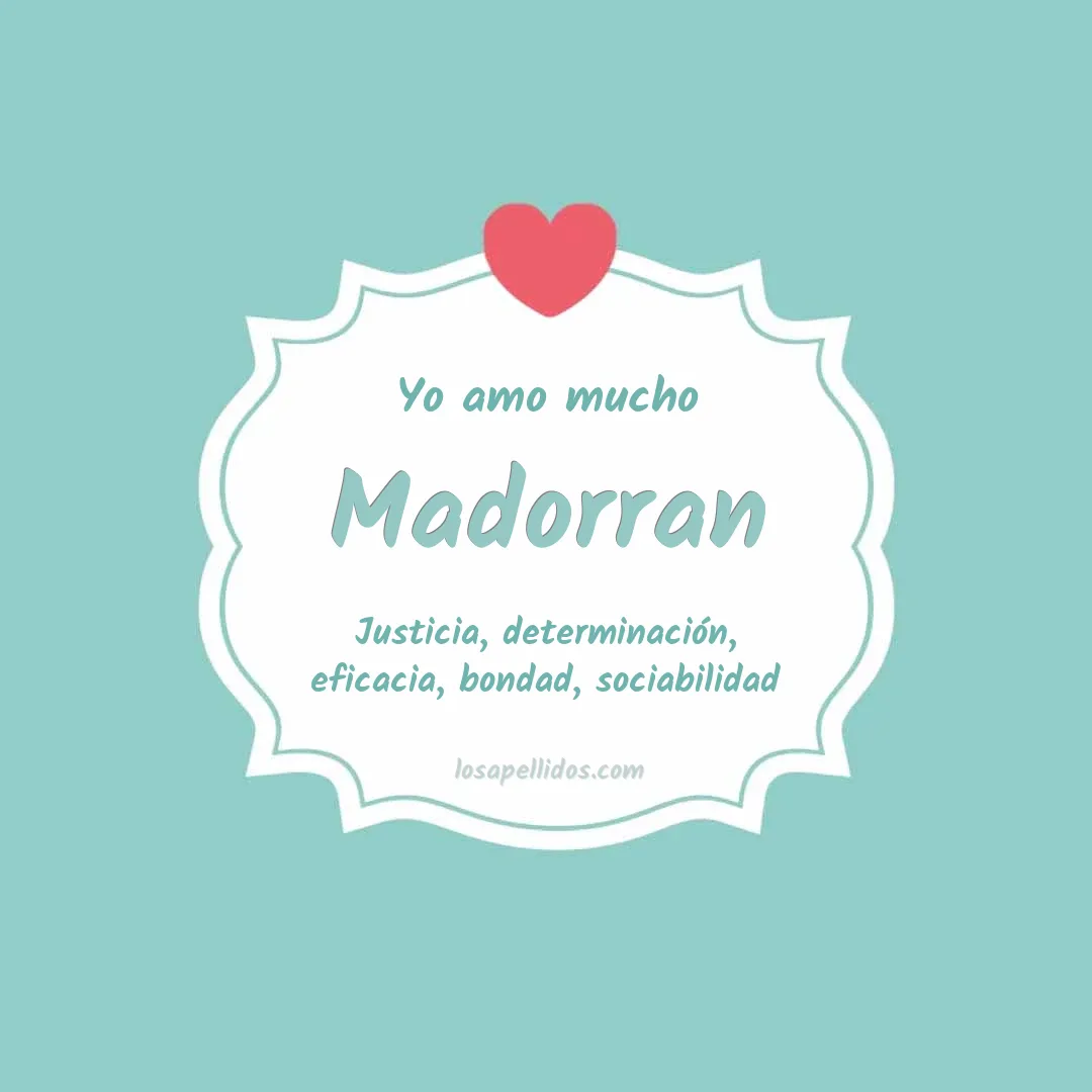 Yo amo mucho Madorran