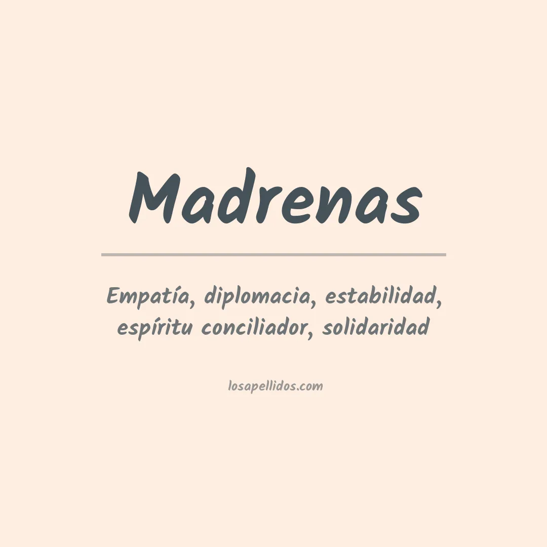 Apellido Madrenas